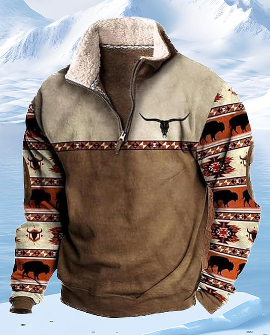 Aztec Ethnic Print Hoodies